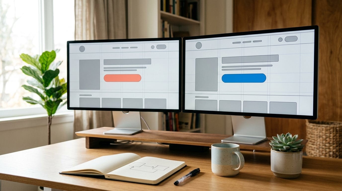 Capa do artigo: Teste A/B com IA no e-commerce: o que o agente faz, o que você decide e onde o headless entra